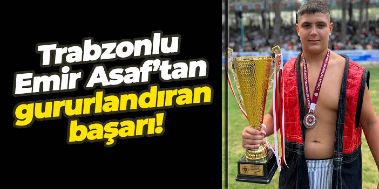 Trabzonlu Emir Asaf Sağır’dan Türkiye Şampiyonası’nda bronz madalya