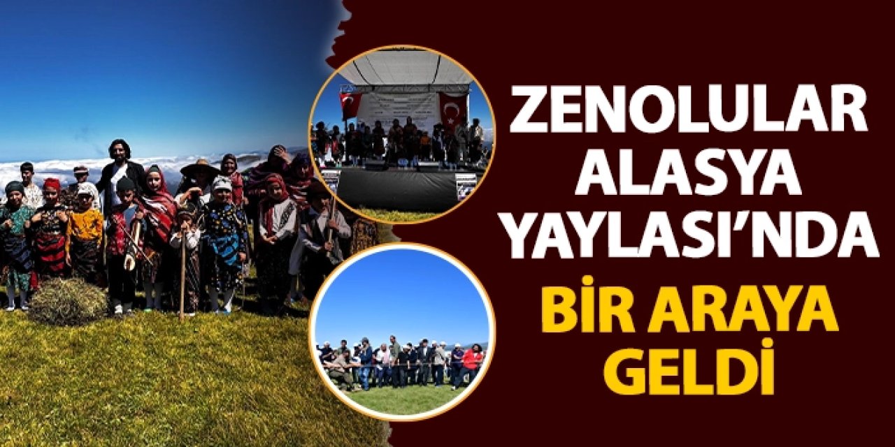 Zenolular Alasya Yaylası'nda bir araya geldi