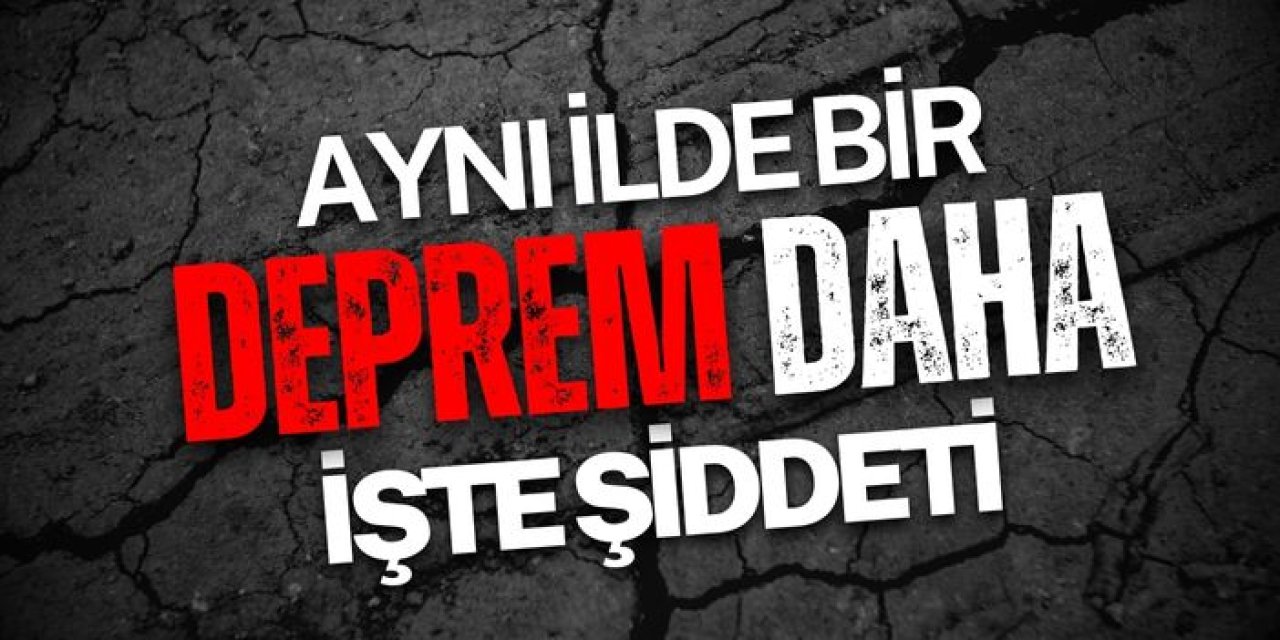 Balıkesir'de deprem! İşte şiddeti