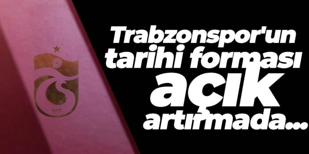 Trabzonspor'un tarihi forması açık artırmada satışta!