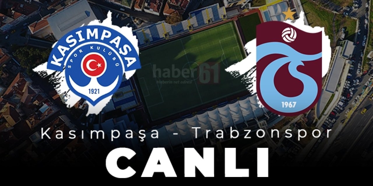 Trabzonspor, Süper Lig'de 2. haftada Kasımpaşa'ya konuk oluyor.