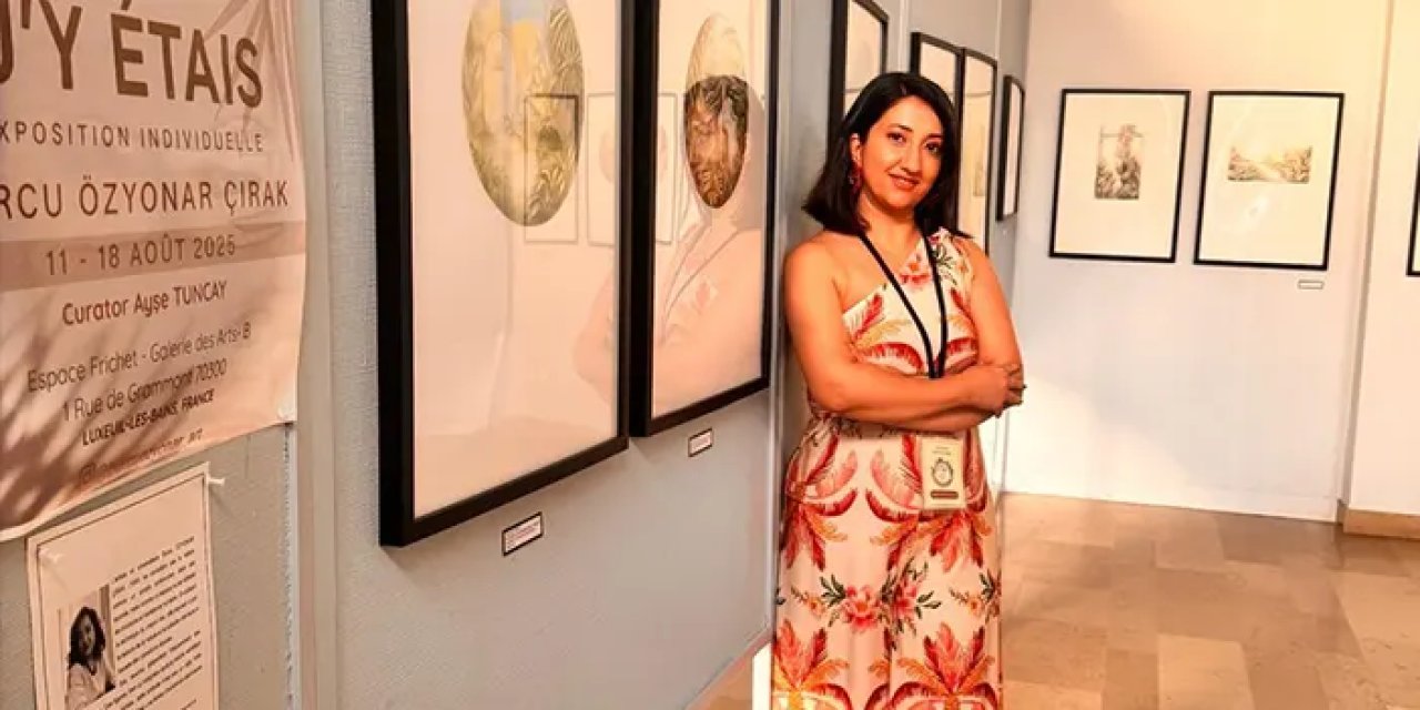 Trabzon Üniversitesi Öğretim Üyesi Burcu Özyonar Fransa'da kişisel sergisini açtı