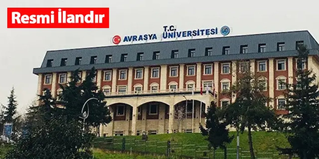 Avrasya Üniversitesi uygulama mutfağı yaptırılma işi