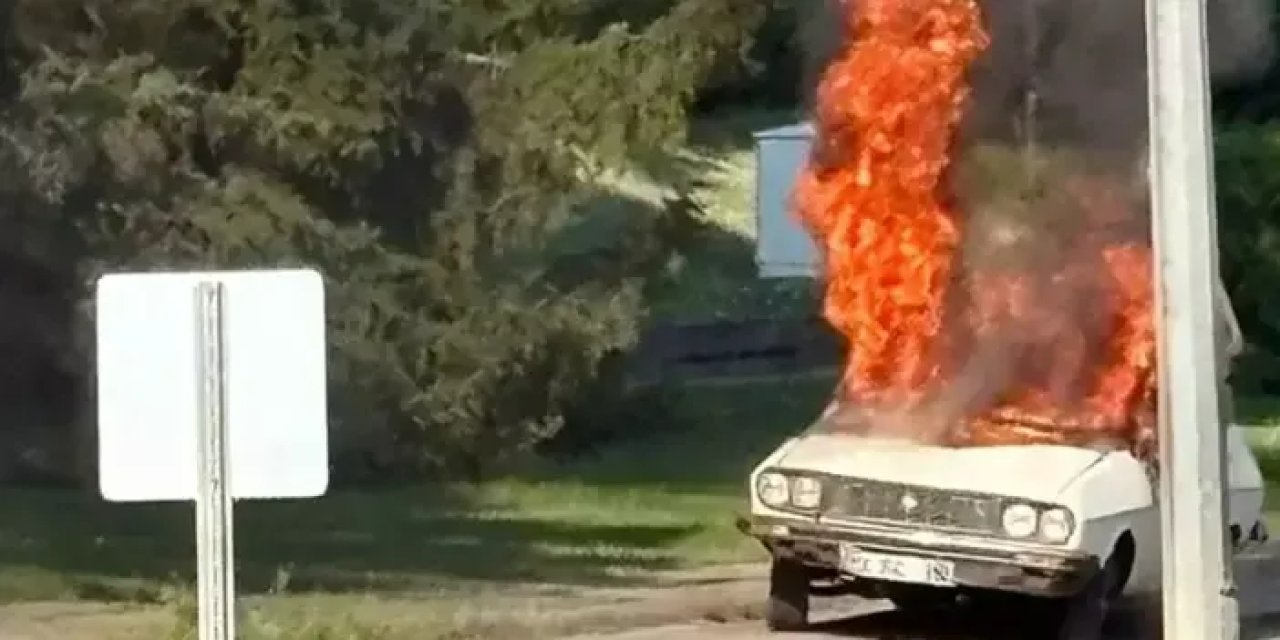 TBMM önünde 'Beyaz Toros' yakan kişi tutuklandı!