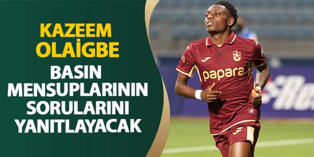 Kazeem Olaigbe basın mensuplarının sorularını yanıtlayacak