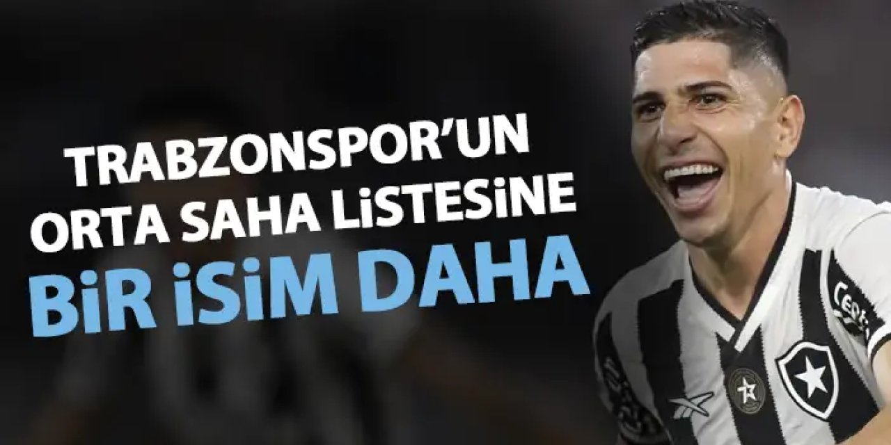 Trabzonspor orta saha için listeye bir yıldız daha ekledi! Çalışmalar başladı