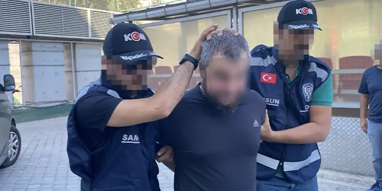 Samsun'da kırmızı bültenle aranıyordu! Bakın nereye kaçmış