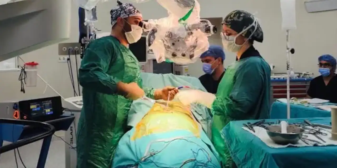 Bayburt'ta ilk defa bu ameliyat yapıldı!