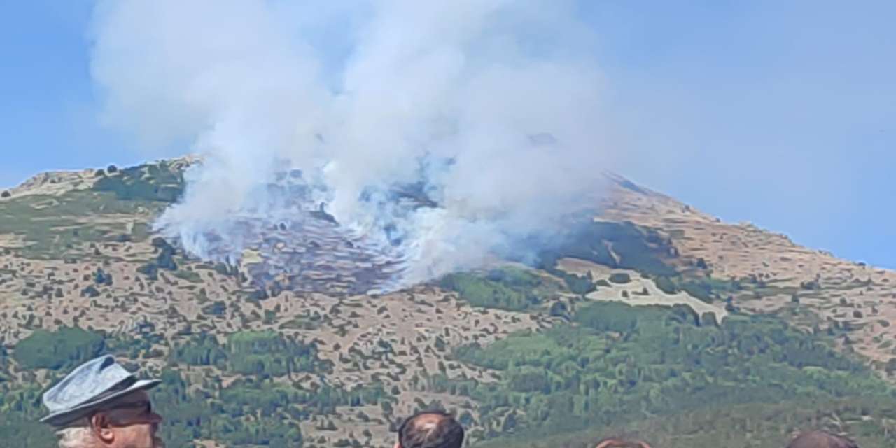 Gümüşhane’de çıkan yangın kontrol altına alındı