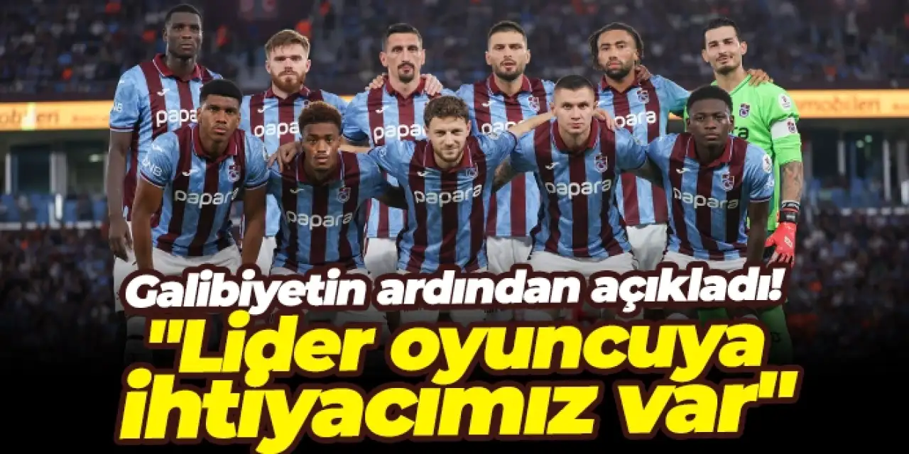 Trabzonspor, Antalyaspor'u 1-0 mağlup etti; Tekke'den değerlendirme