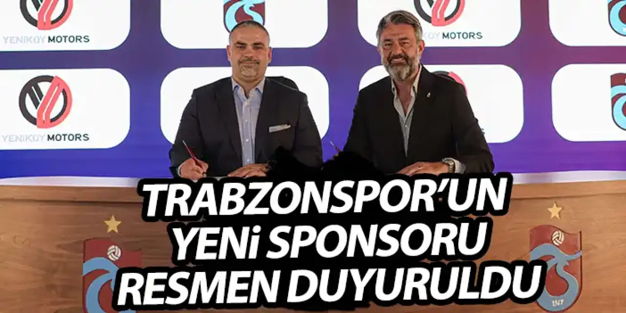 Trabzonspor'un yeni sponsoru duyuruldu! Resmen açıklandı