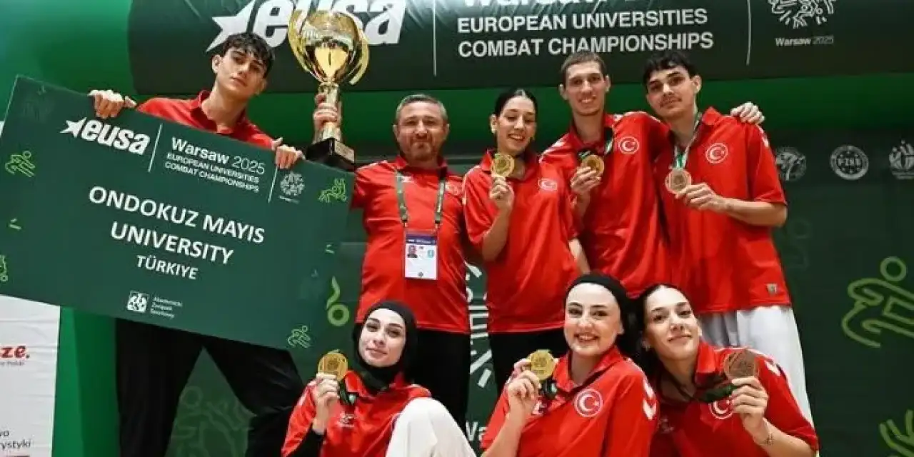 OMÜ Üniversite öğrencilerinden büyük başarı!