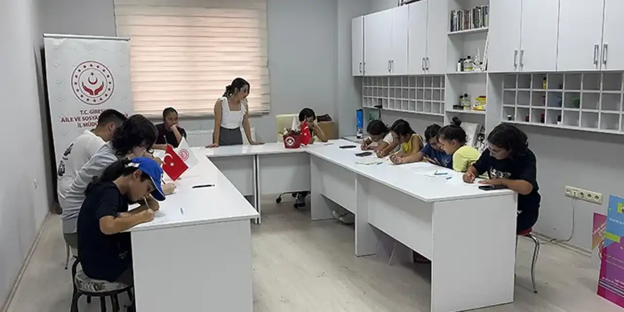 Giresun'da 45 çocuğa yazarlık atölyesi!