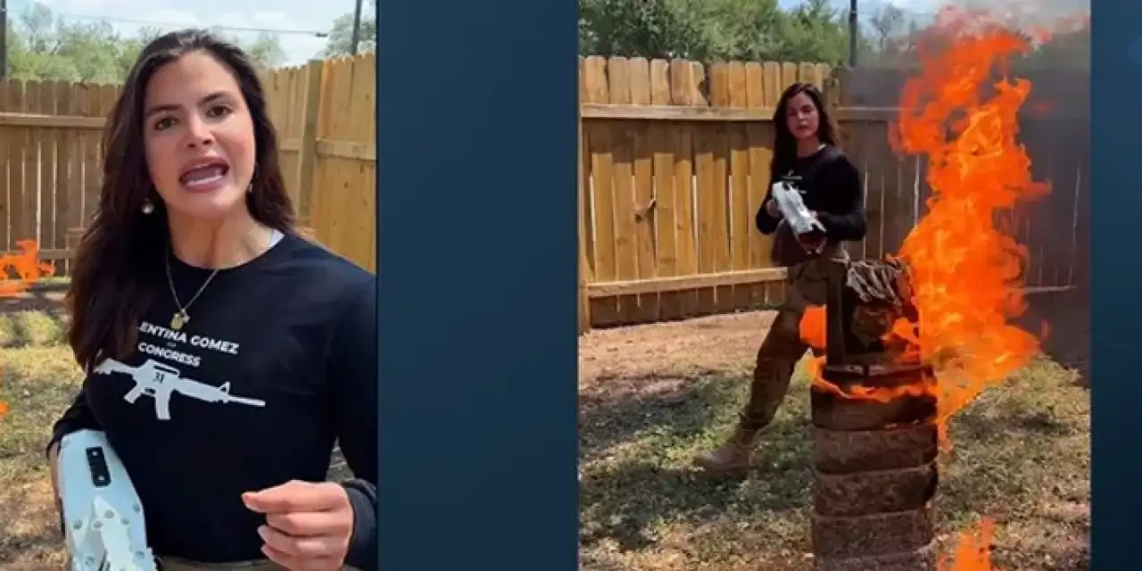 ABD Kongresi Adayı Valentina Gomez’den Skandal: Kur’an-ı Kerim’i Alev Makinesiyle Yaktı