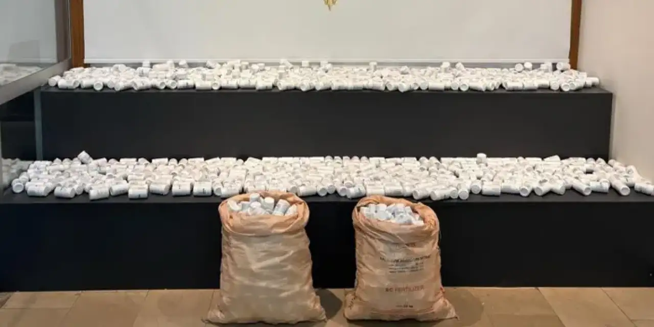 Samsun’da 54 bin uyuşturucu hap yakalandı! Öyle bir yere gizlemişler ki
