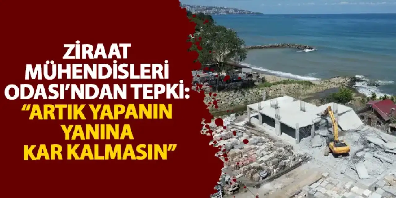 Ziraat Mühendisleri Odası’ndan Tepki: “Artık Yapanın Yanına Kar Kalmasın”