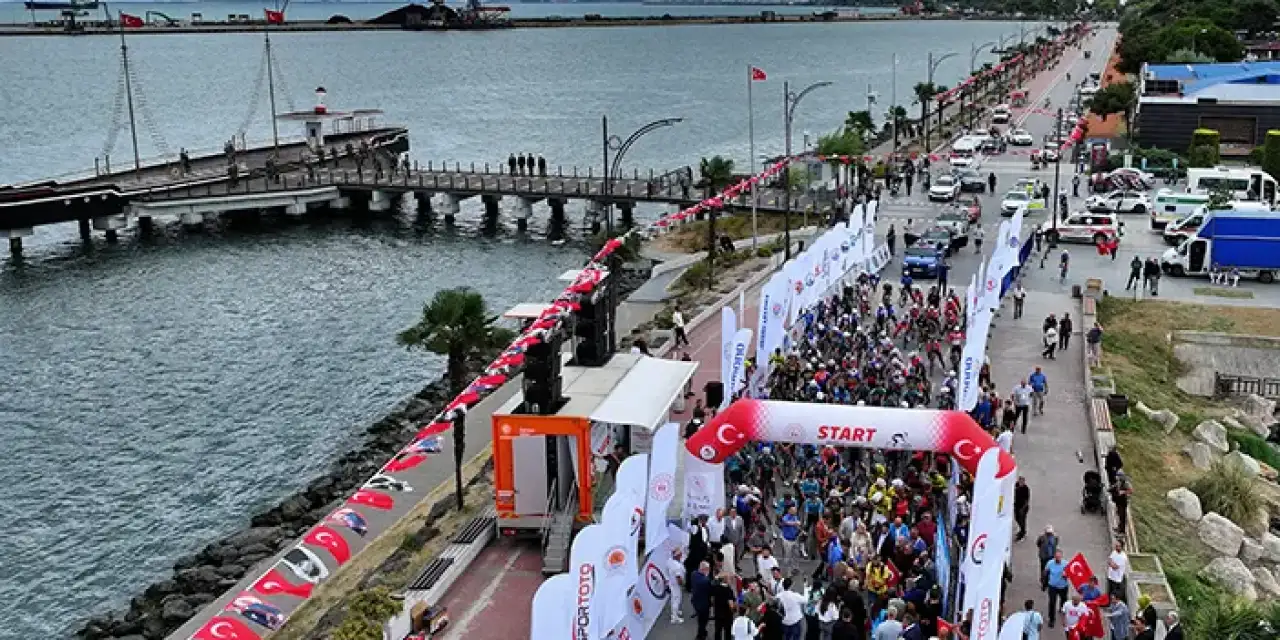 Samsun'da 3. Uluslararası Kurtuluş Yolu Bisiklet Turu başladı!