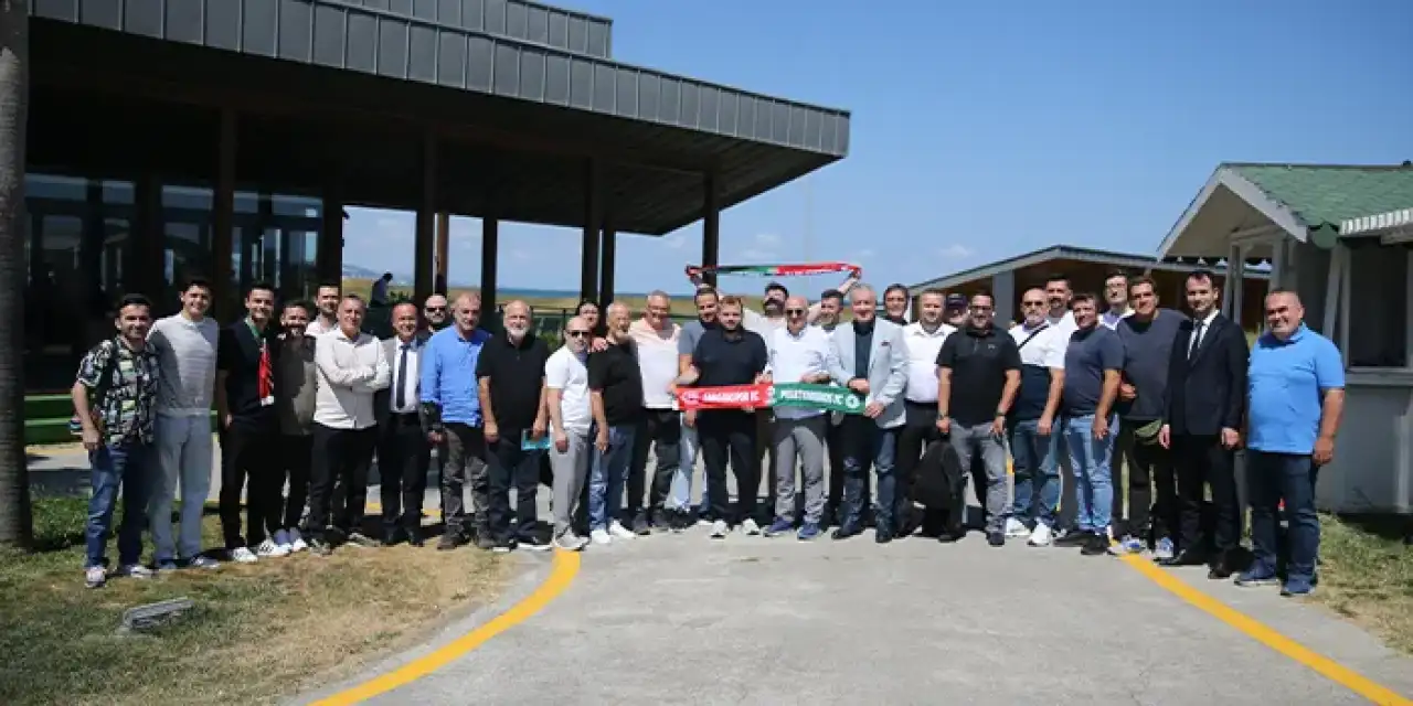 Maç öncesi Samsun ve Yunan gazetecileri bir araya geldi!