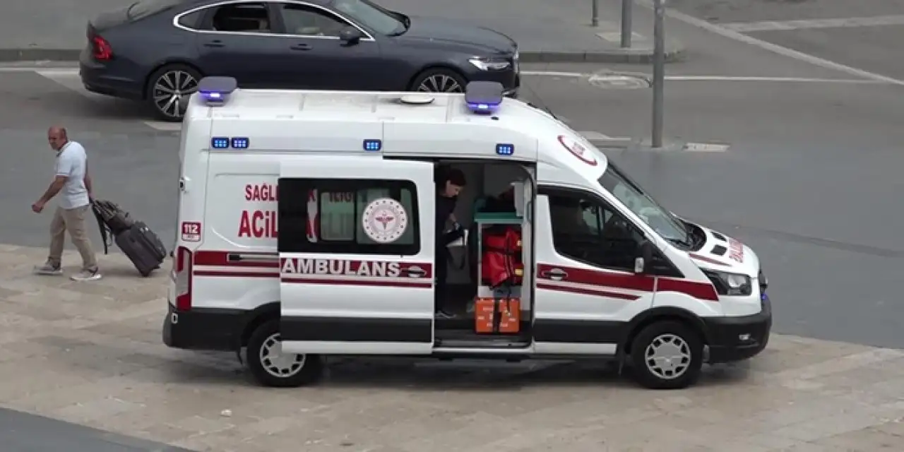 Samsun’da merdiven kazası: Hastanelik oldu