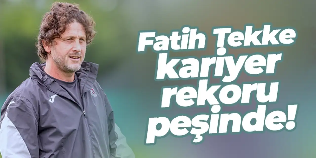 Fatih Tekke, Samsunspor maçında rekor peşinde