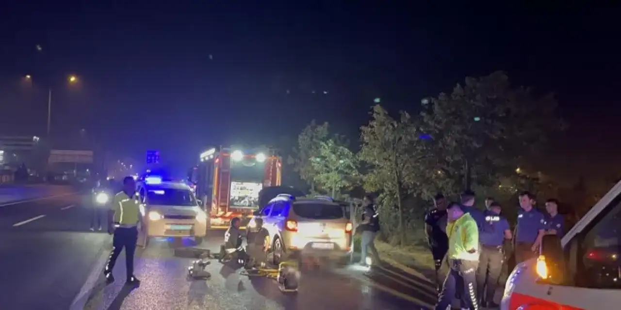 Dehşet kaza! Metrelerce yerde sürüklendi
