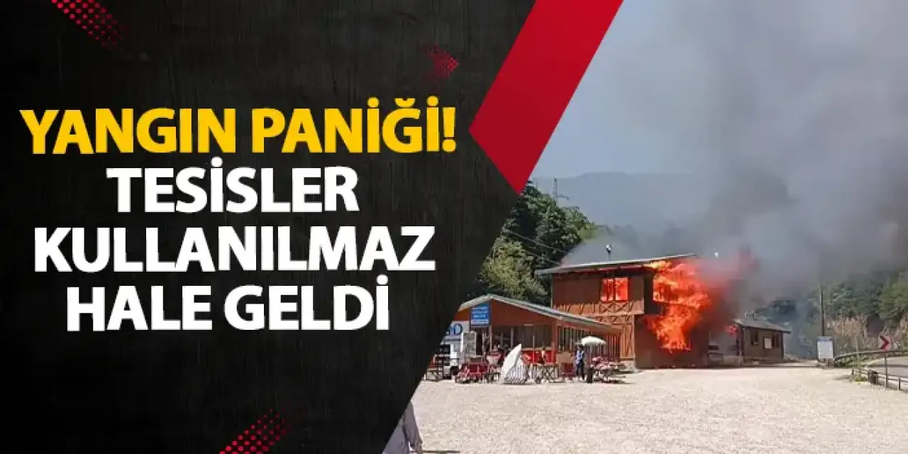 Giresun’da yangın paniği! Tesisler kullanılmaz hale geldi