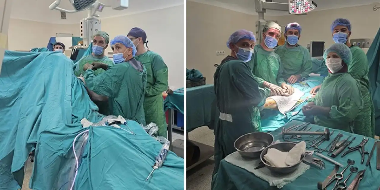 Bayburt’ta ilk: Omurga ameliyatı sonra hasta yeniden sağlığına kavuştu