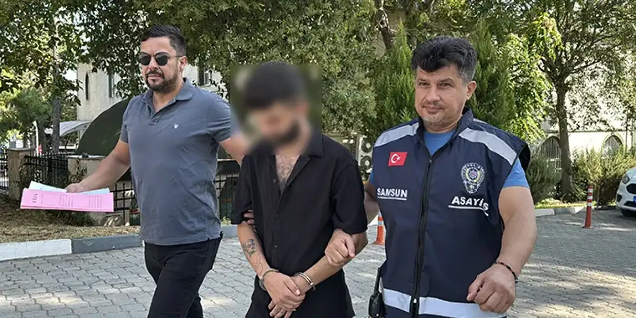 Samsun'da havalı korna çalan kişi yakalandı!