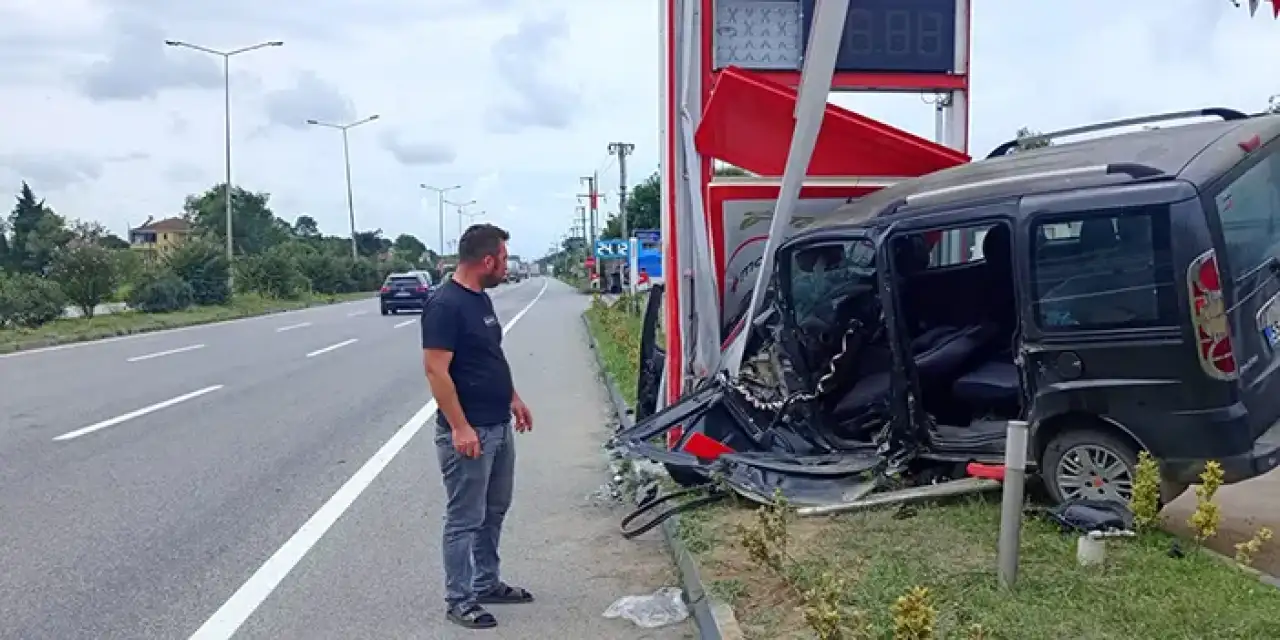 Samsun'da korkutan kaza! Yaralılar var