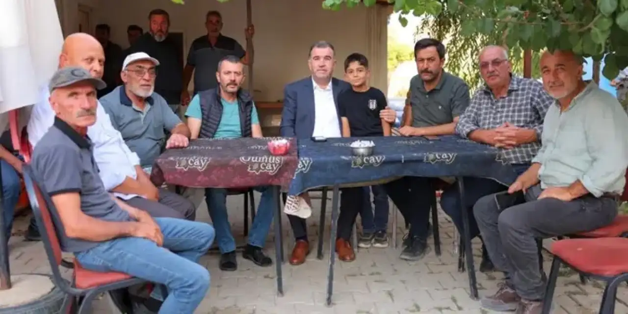 Bayburt Valisi Eldivan yangın sonrası vatandaşlarla buluştu