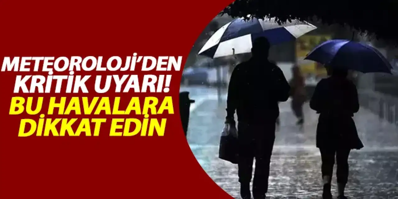 Meteoroloji’den Trabzon ve Doğu Karadeniz’e kuvvetli yağış uyarısı!