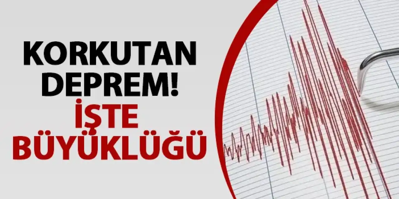 Balıkesir’de deprem mi oldu? Deprem mi oldu? Kaç büyüklüğünde deprem oldu? Nerede deprem oldu?
