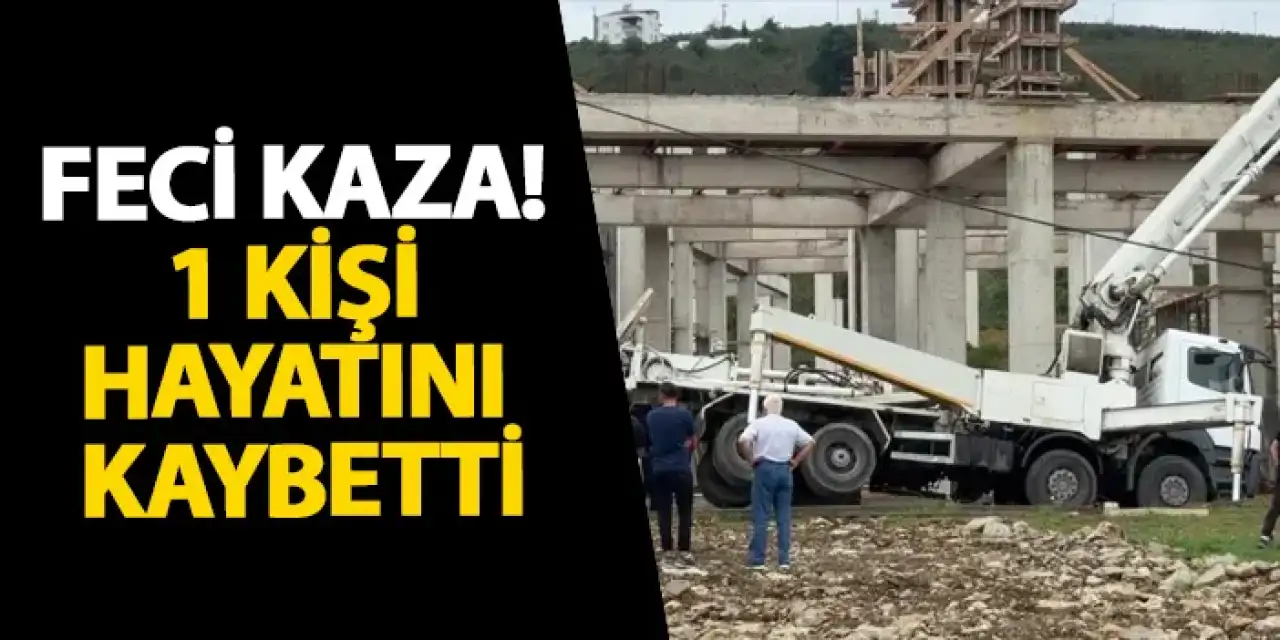 Ordu’da feci kaza! 1 kişi hayatını kaybetti