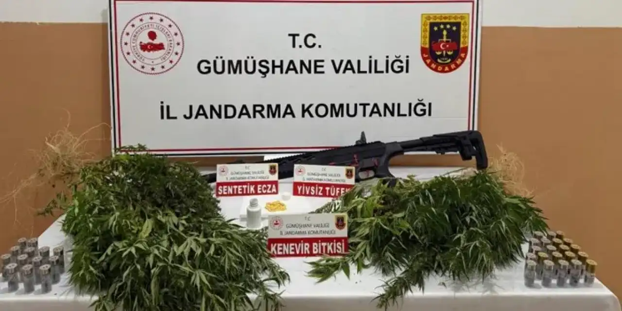 Gümüşhane’de kaçak operasyonu!