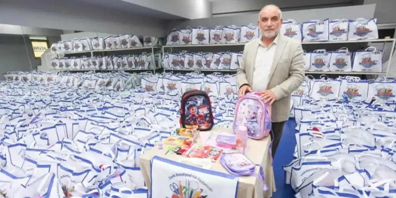 Samsun Canik’te okula başlayan tüm öğrencilere destek