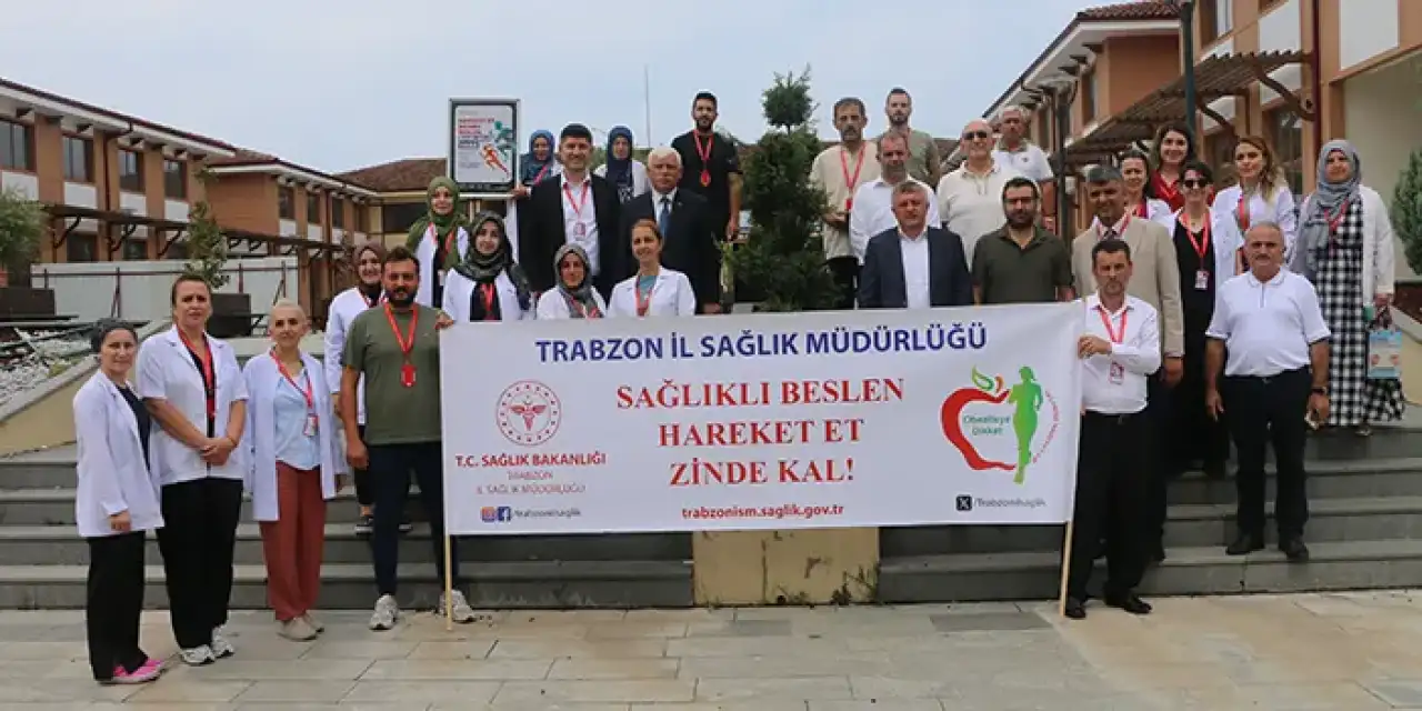 Trabzon'da sağlıklı yaşam yürüyüşü!