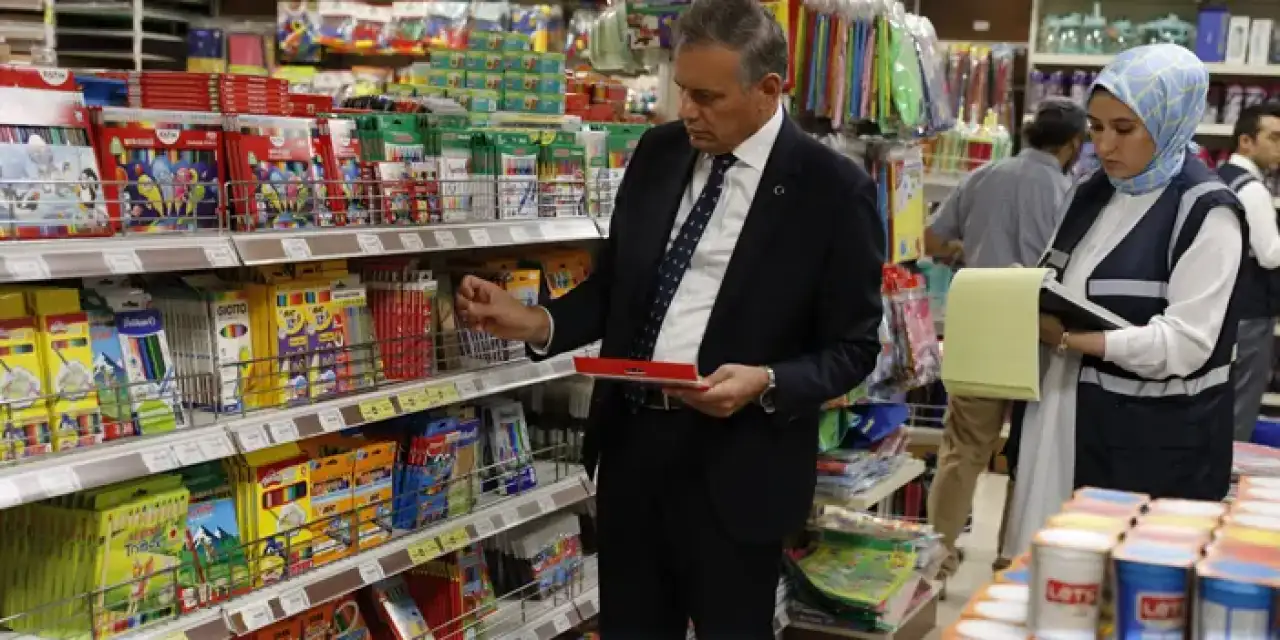 Samsun’da kırtasiyeciler denetlendi!