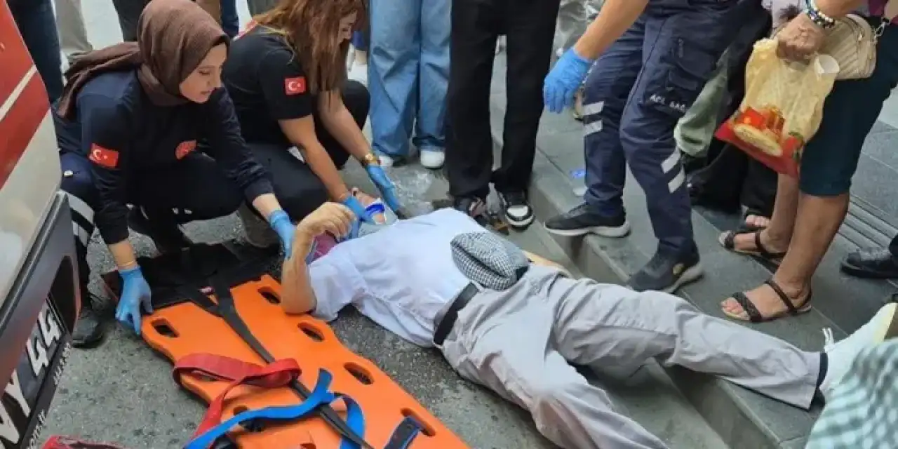 Samsun’da motosiklet yayaya çarptı! 1 kişi yaralandı