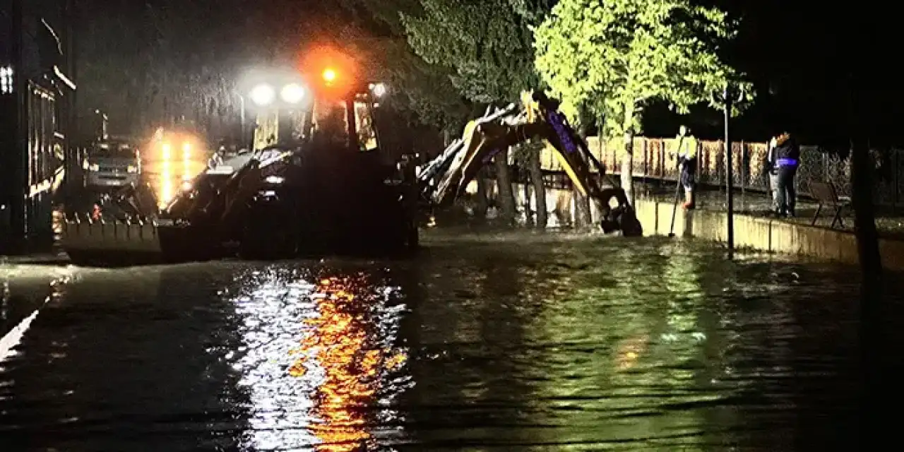 Ordu'da sağanak etkili oldu!