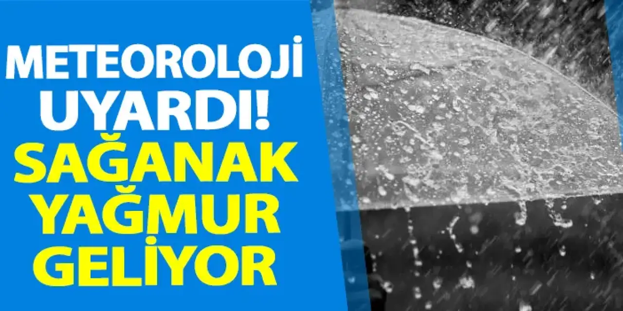 Meteoroloji’den Kuvvetli Yağış Uyarısı: Birçok Bölgede Sağanak Etkili Olacak
