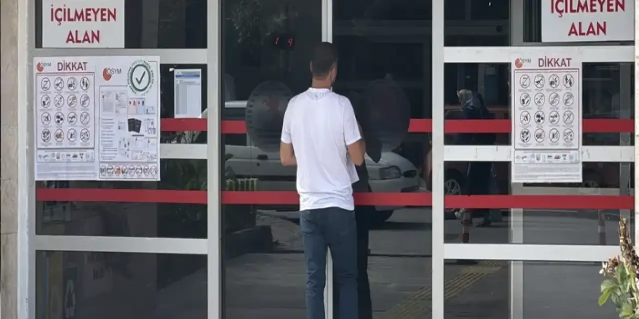 Samsun'da KPSS sınavına geç gelenler giriş yapamadı!