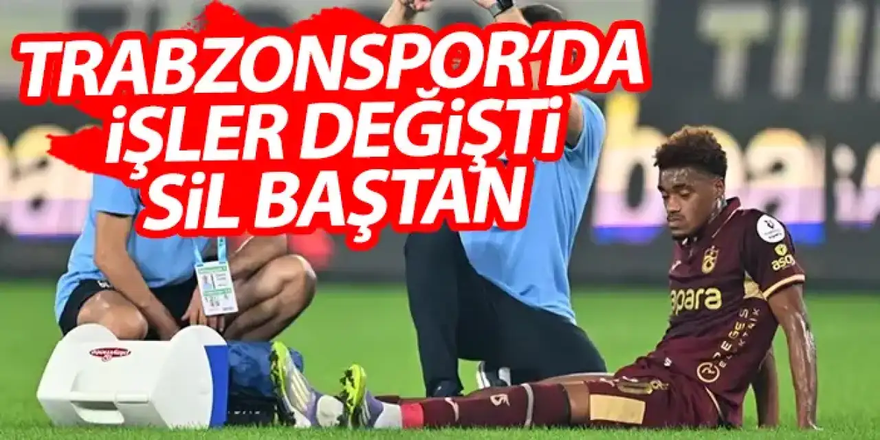 Pina'nın sakatlığı işleri değiştirdi! Trabzonspor’da savunma yeniden şekilleniyor!
