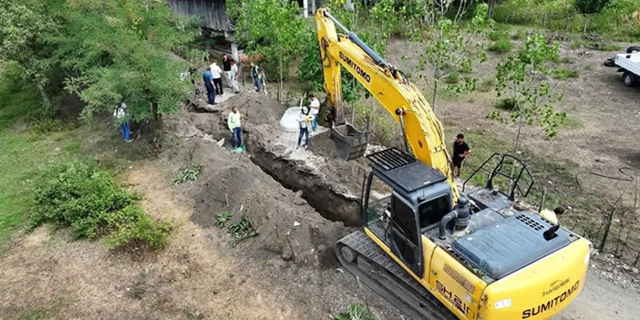 Samsun Terme'de kanalizasyon problemi tarihe karışacak