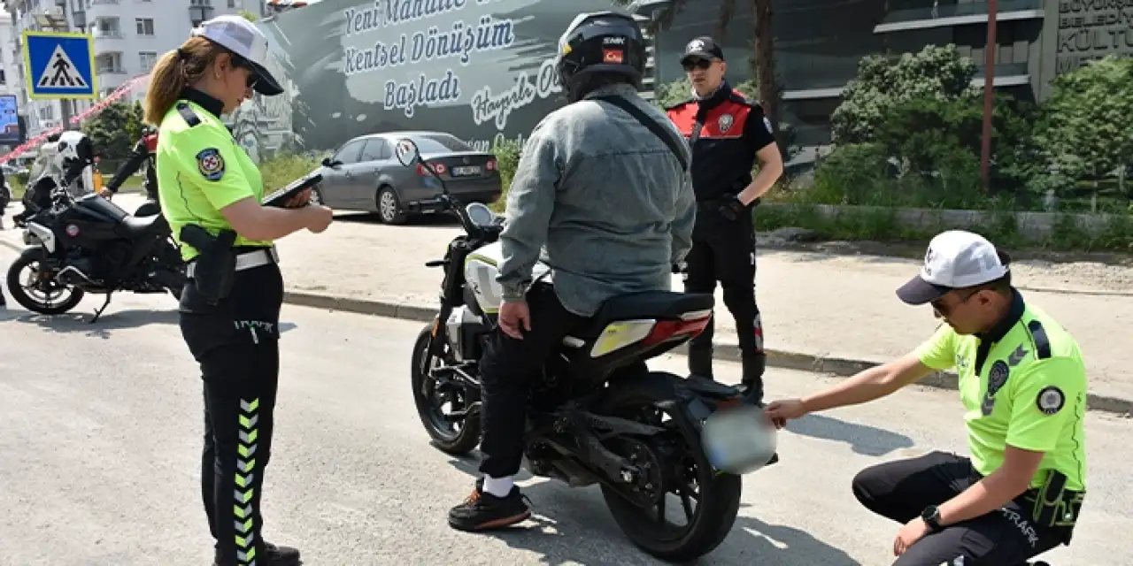 Ordu'da 17 bine yakın araç ve sürücüsü denetledi