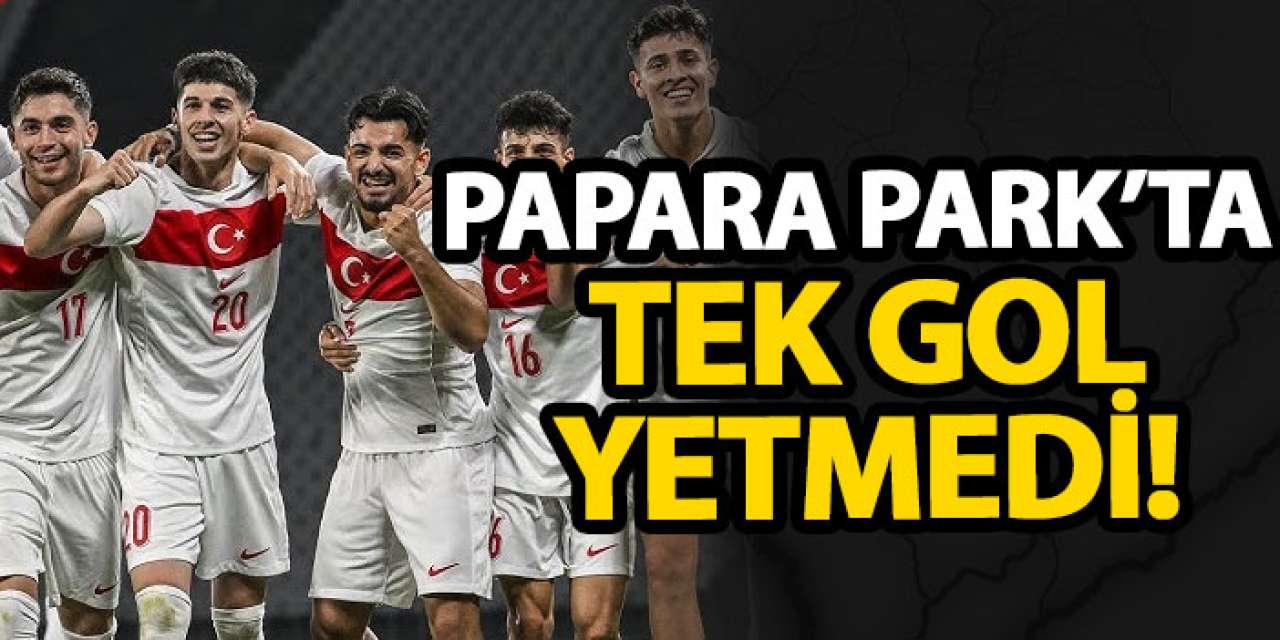 Papara Park’ta tek gol yetmedi!