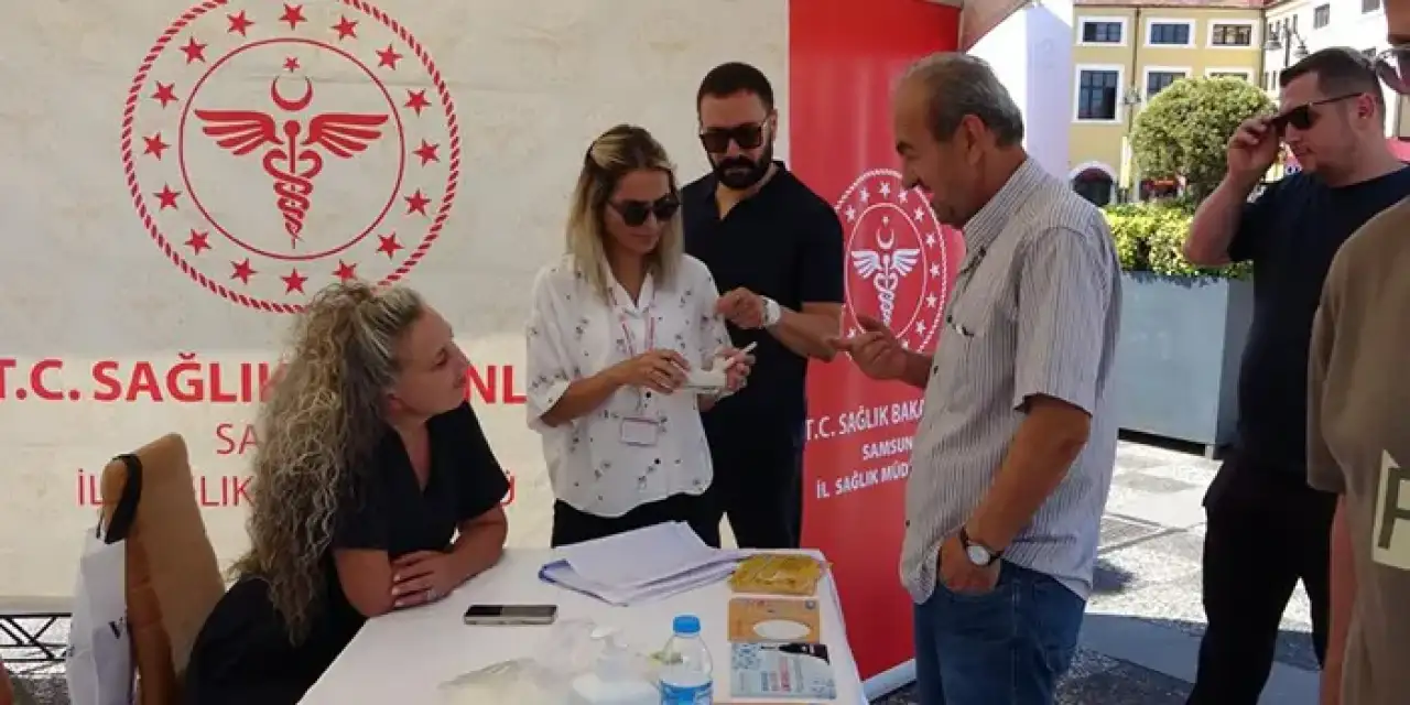 Samsun'da tütünle mücadele timi sahaya indi!