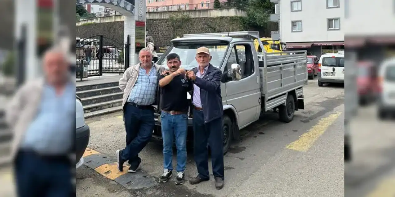 Giresun'da ilginç takas! Aracını fındıkla sattı