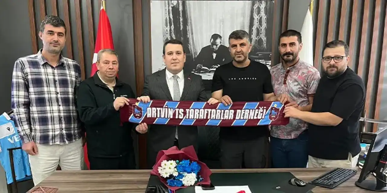 Artvin Trabzonsporlular Derneği’nden Başsavcı Çalış’a Ziyaret!
