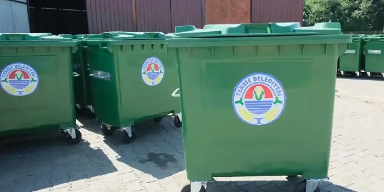 Samsun'da çöp konteynerleri yenileniyor!