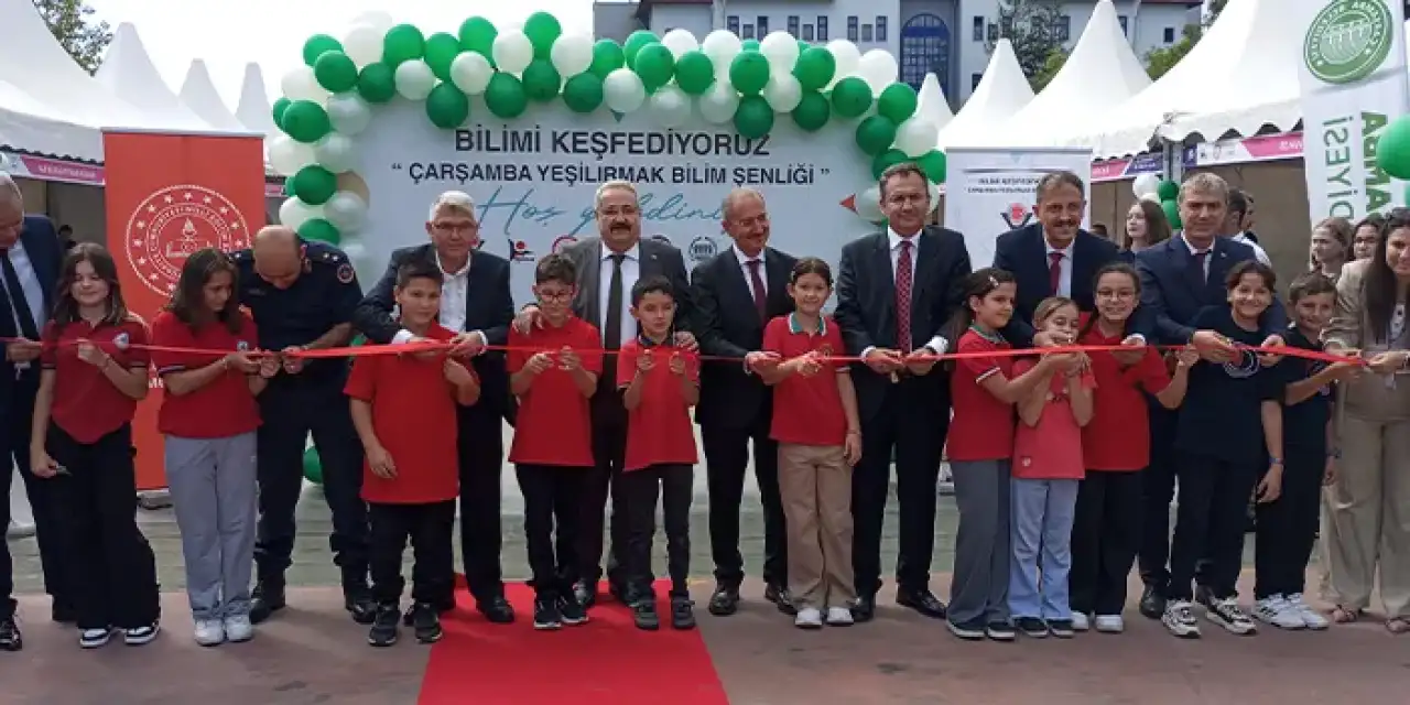 Samsun'da “Yeşilırmak Bilim Şenliği” başladı!